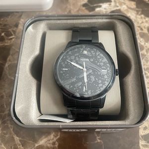 Fossil solid case back watches for men